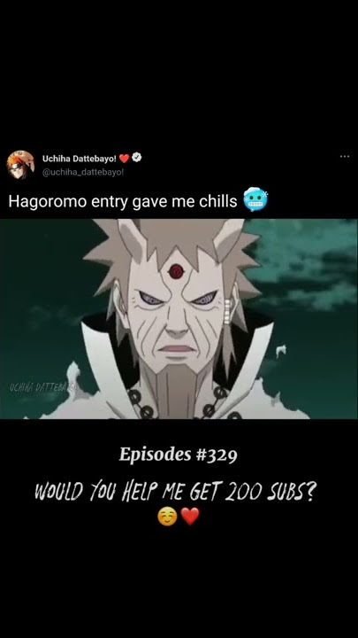Hagoromo entry gave me chills 🥶