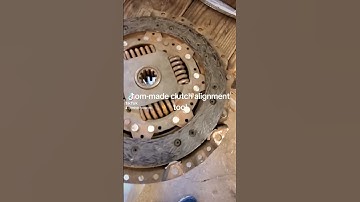 home-made clutch alignment tool
