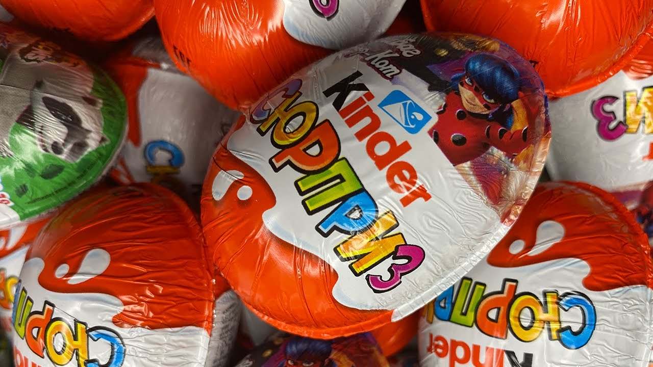 Sweets Unpacking ASMR 🍭 Noise ASMR | Satisfying Video | ASMR No talking | Kinder Joy