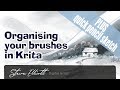 How to organise your brushes in Krita