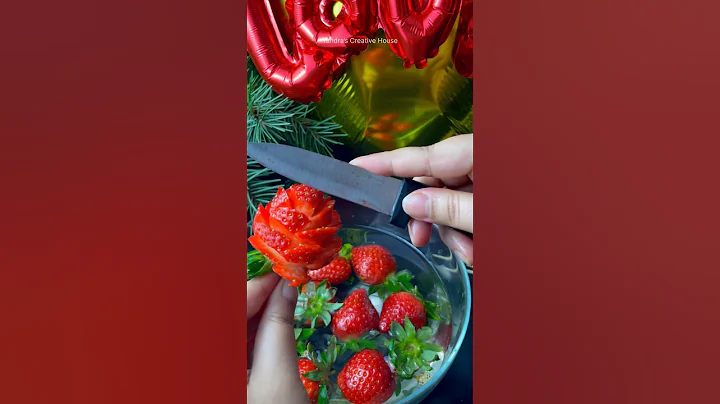 Strawberry Rose || Valentine’s day special #youtubeshorts#trending#shortsvideo #viral #valentinesday