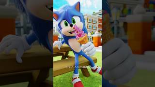 SONIC Only Needs one bite🍦😋🤣#sonic #memes #funny #shorts