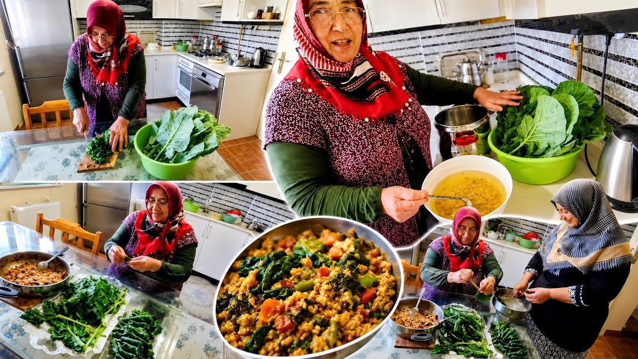 Karadeniz’in Efsane Lezzeti! Karalahana Çorbası ve Sarması Tarifi | Köy Mutfağı Vlog