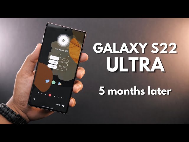 Samsung Galaxy S22 Ultra Long Term Review - One Year Later 