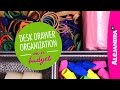 Desk Drawer Organization on a Budget (Part 3 of 4 Dollar Store Organizing)