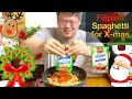 Cooking Filipino Spaghetti for X-mas in Korea