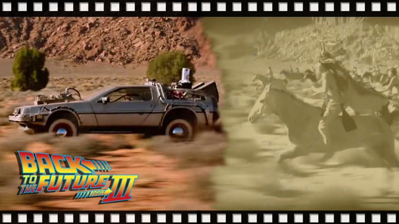 Marty McFly Time Travel's into the Silent Film Era I Back To The Future Part III (1990)