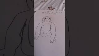 How to draw monkey 🐒🐒🐒 #gorillatag