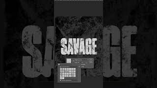Grunge text in Photoshop