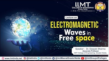 Electromagnetic Waves in Free Space | IIMT College of Engineering , Greater Noida