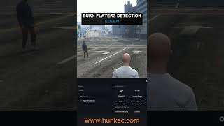 Eulen Burn Players Detection | FiveM Anticheat | HUNK-AC #shorts #fivem #fivemanticheat