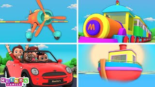 Vehicle Song + Sing Along Kids Songs | Meeko's Family - YouTube