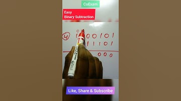 Binary Subtraction Easy Way - CoExam