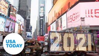 New Years Eve 2021 celebration in Times Square, New York City | USA TODAY