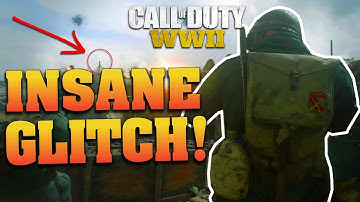 CALL OF DUTY WW2 - INSANE POINTE DU HOC GLITCH SPOT! ON TOP OF THE MAP TUTORIAL! (COD WW2 GLITCHES)
