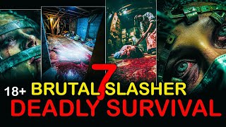 Top Best 7 Deadly Survival Movies 😱 | Extreme Brutal Slasher Movie's | SR Screen Review 