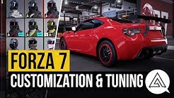 Forza Motorsport 7 | All Tuning & Customization Options + All Driver Gear 