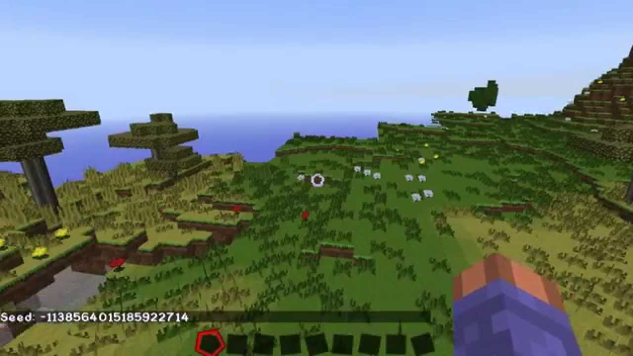 Top 3 Minecraft flat lands, plains seeds 1.8.2 [2014 