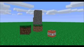 TNT explosive test in mine-imator