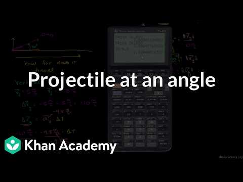 Projectile at an angle | Grade 11 | Physics | NCERT | Khan Academy (IN accent)