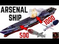 The &#39;Arsenal Ship&#39; Floating Missile Platform Overview | GIANT MISSILE BATTLESHIPS! 🚀⚓