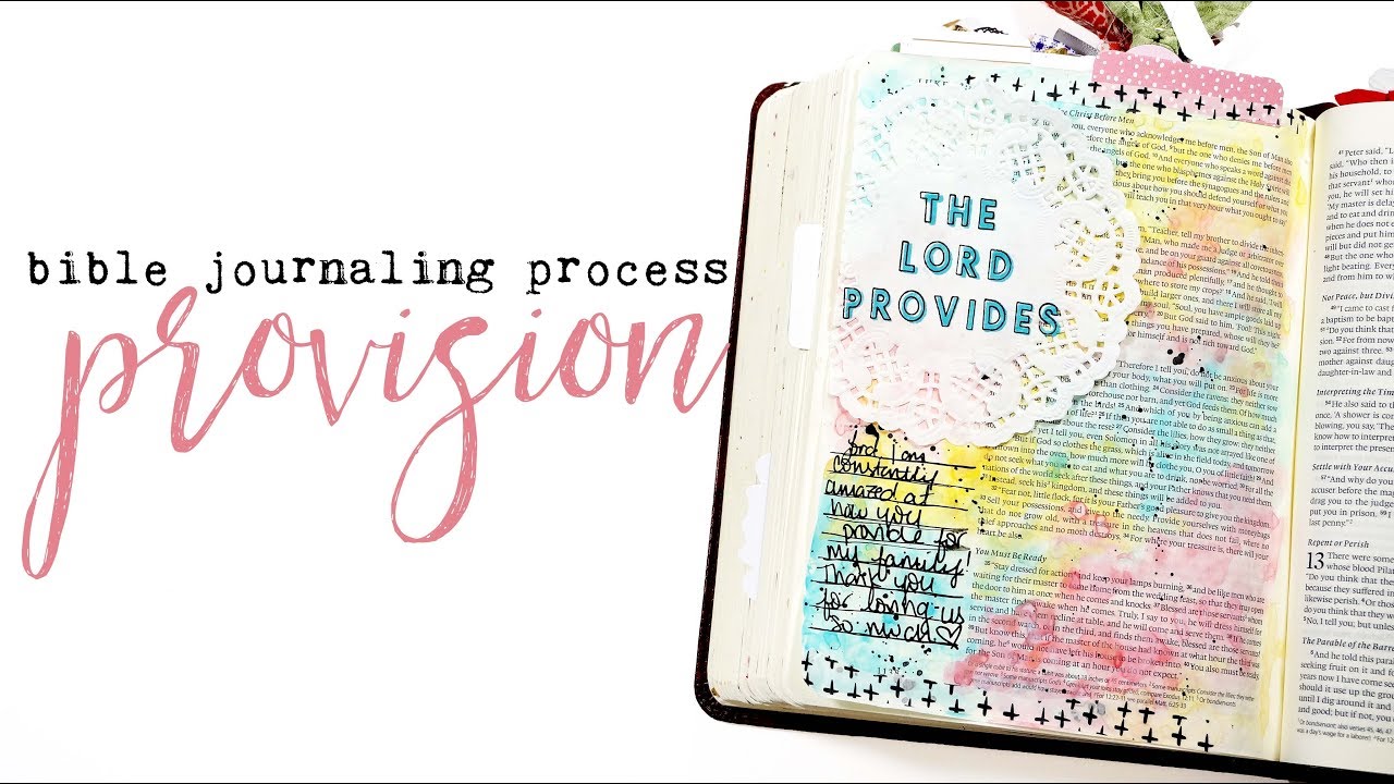 Bible Journaling Process | Provision - YouTube