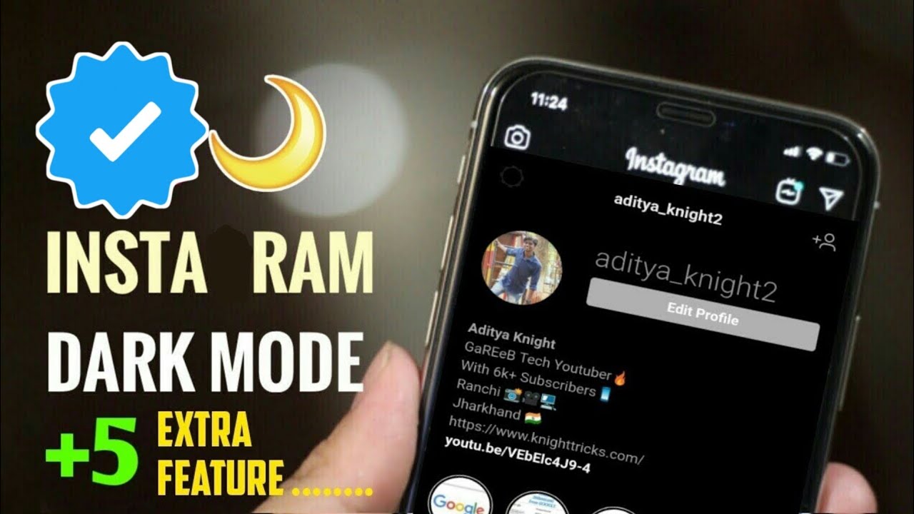 Heres A Way To Get Instagram Dark Mode With Android 9 For