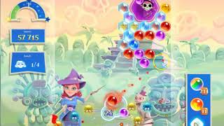 Bubble Witch 2 Saga Level 2481 with no booster & 7 bubbles left