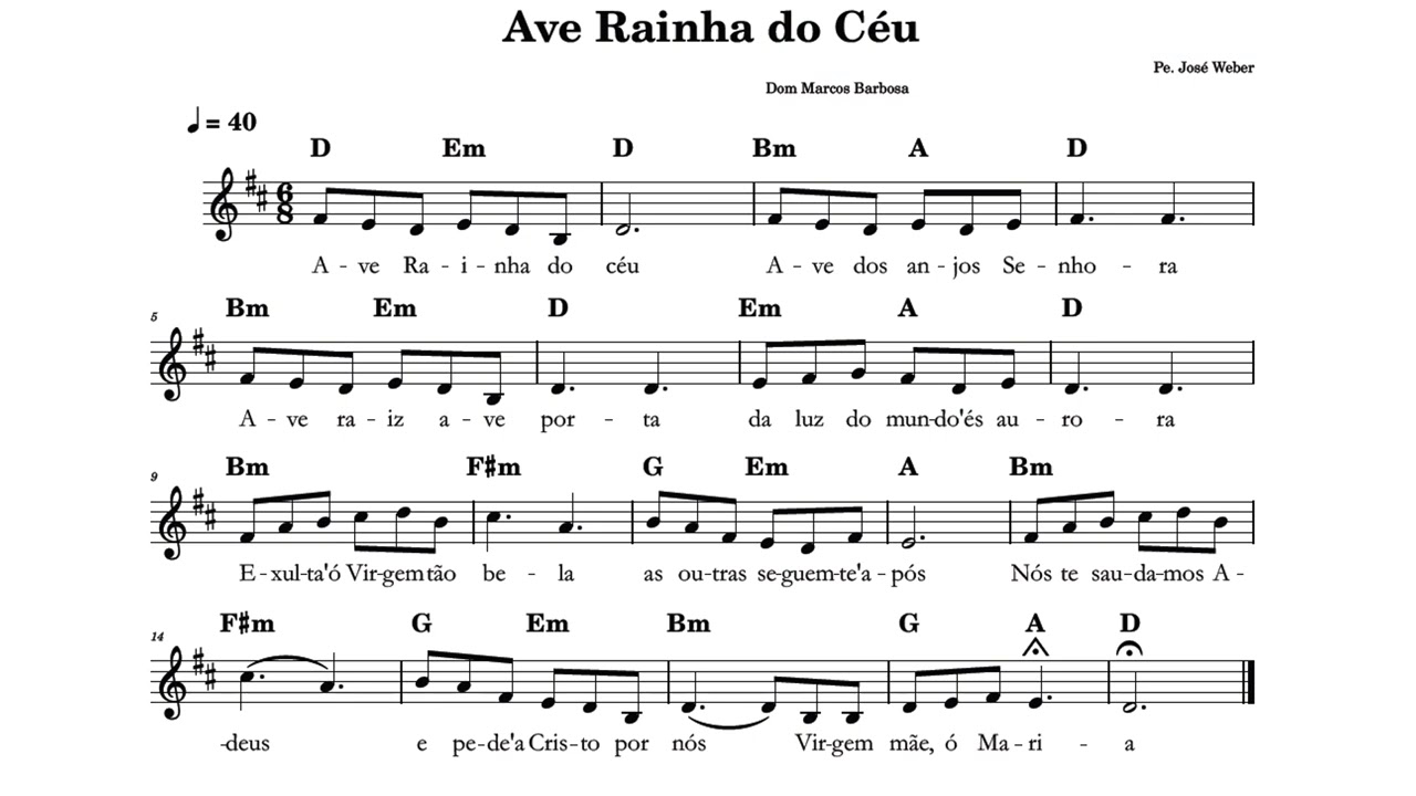 Ave, Rainha do Céu - Pe. José Weber / Dom Marcos Barbosa