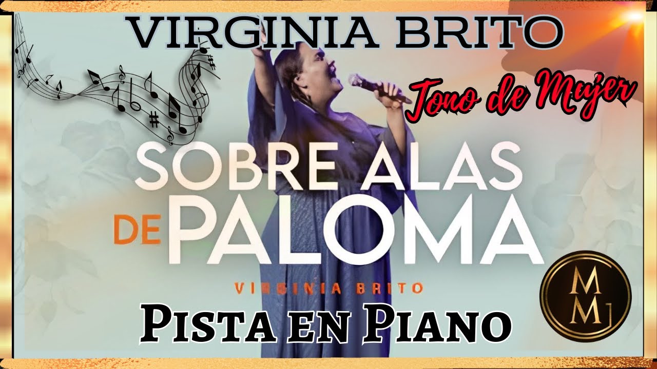 Sobre alas de Paloma Billy Bunster Pista en Piano-tono de mujer Mi