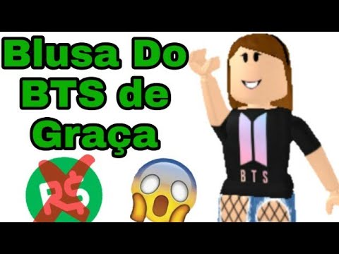 Como Conseguir A Blusa Do Bts De Graca No Roblox Esse Video Eh Antigo Pf N Ri De Mimkkkkk Youtube - blusa bts roblox