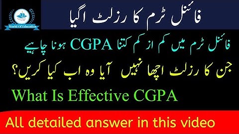 vu final term result spring 2023| vu fin al term result 2023| what is effective CGPA |by Sir Saqib