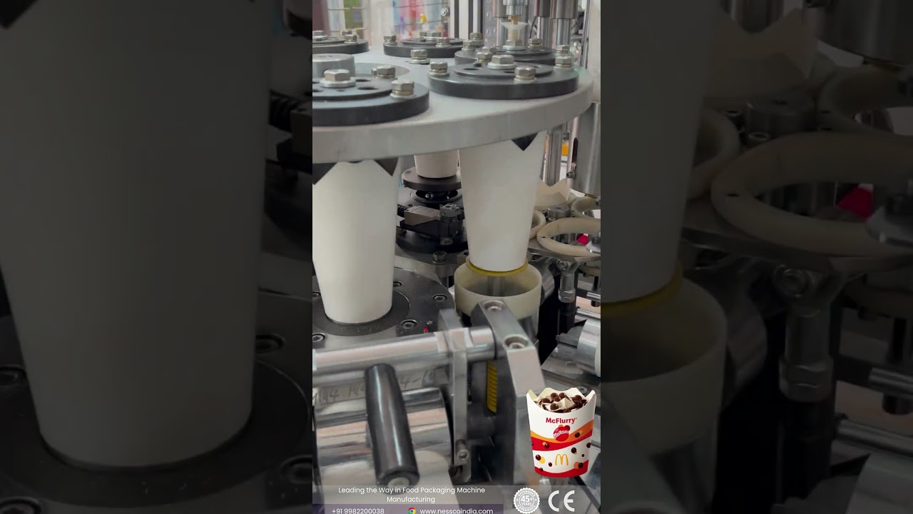 Flurry Cup Machine | High-Speed Paper Cup Manufacturing | Nessco Industries.