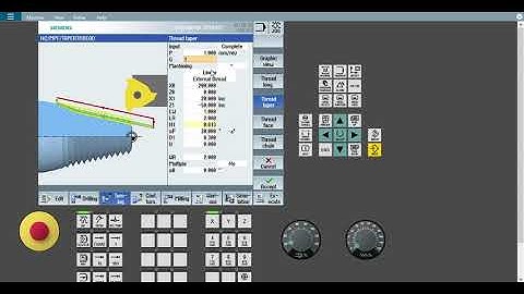 Taper Threading cycle in Siemens CNC CONTROLLER- How to do Taper Threading cycle in SINUMERIK 828D