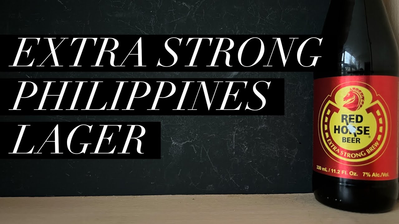 Обзор пива Red Horse, пивоварня San Miguel, обзор лагерного пива на Филиппинах.