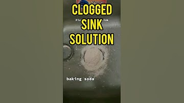 Unclogged Sink easy formula #shorts#viral #india  #plumbing #kitchen