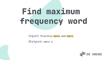 Find maximum frequency word in a string | C++ STL | Bangla