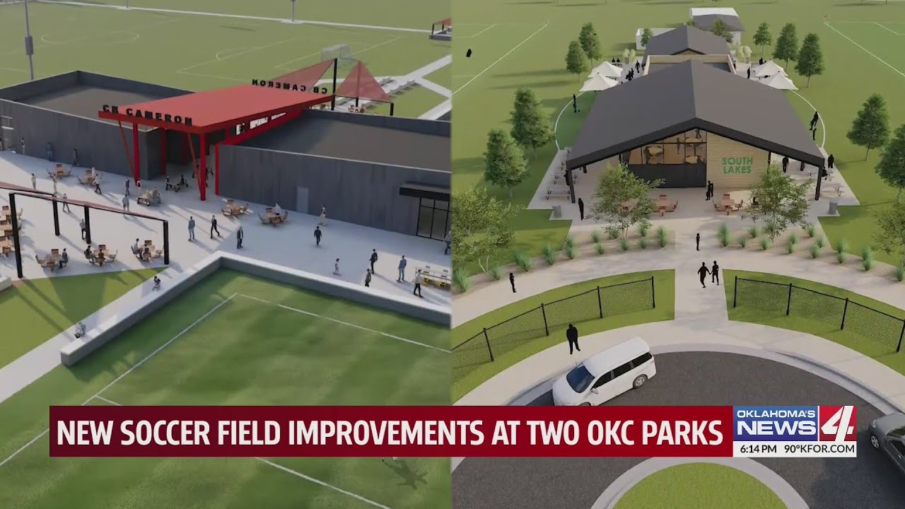 New soccer field improvements at two OKC parks