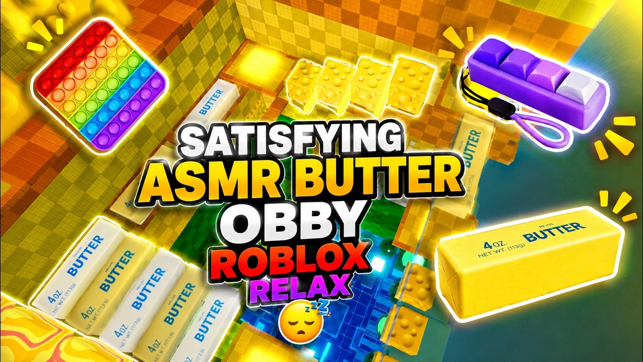 the most satisfying BUTTER ASMR obby | roblox 😴 - YouTube
