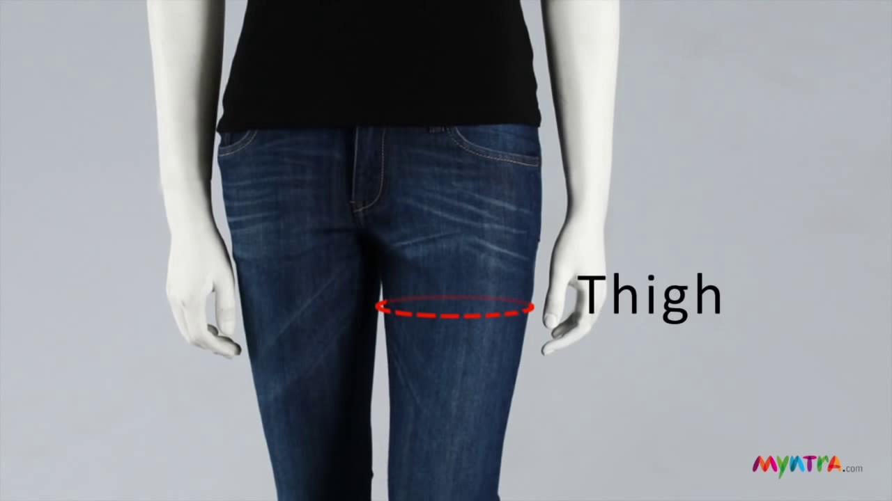 Measure the right jeans waist size