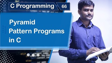 Pyramid Pattern Program in C - C Programming Tutorial 66 🚀
