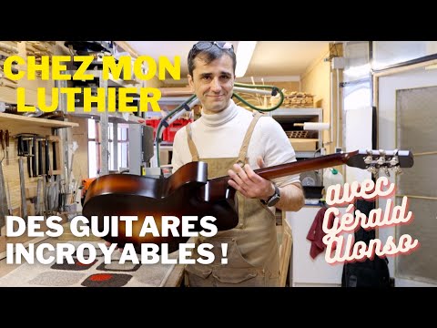 My luthier works on incredible guitars