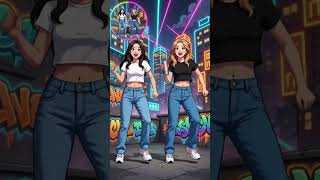 Coding the city in neon ⚡️💖 #Animation #Cyberpunk #Graffiti #MusicVideo #Shorts
