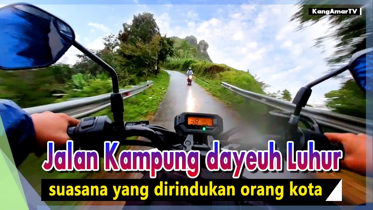 Suasana jalan menuju dayeuh luhur tempat ziarah leluhur sumedang bagai negri kayangan