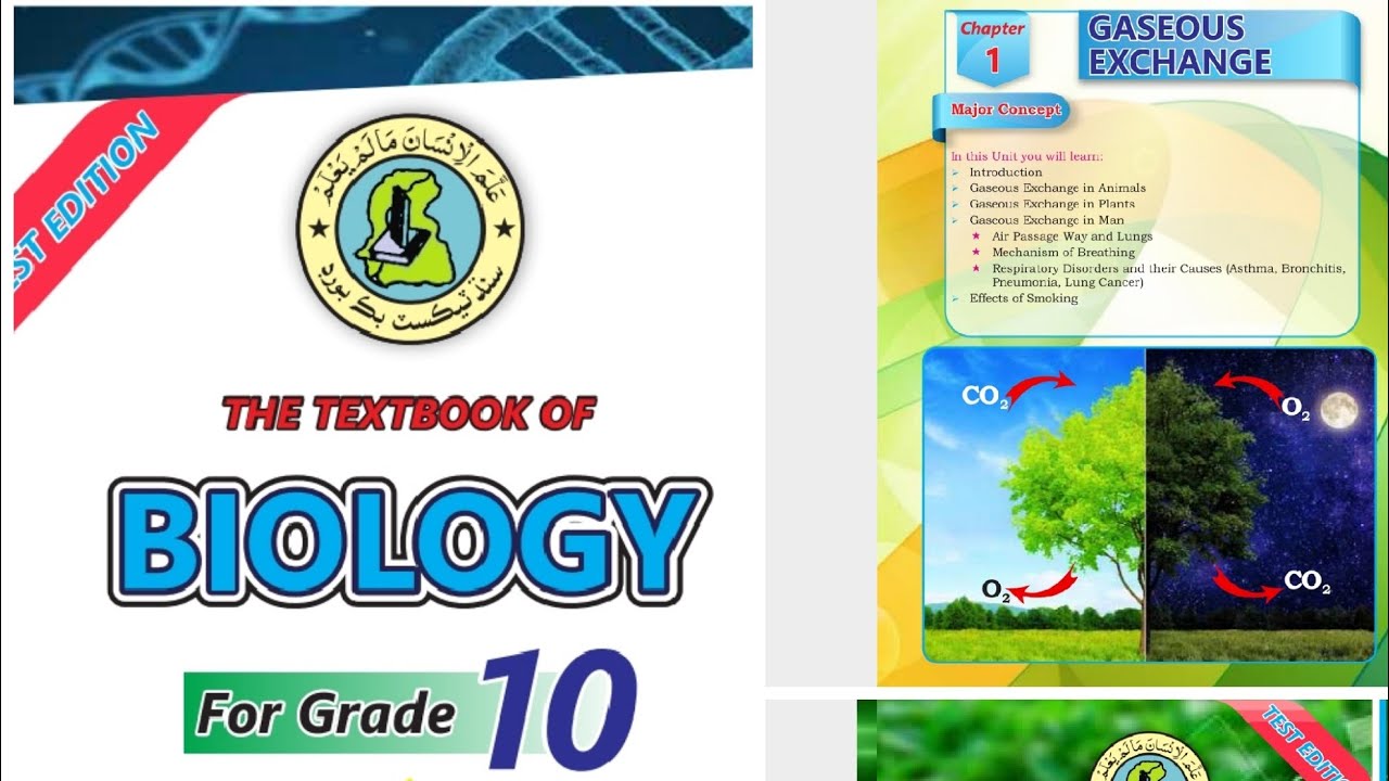 1.5 Gases Exchange In Alveoli 1.5.1 Composition of Inspired and Expired Air | 10th Class Biology New