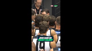 Connor Rozee's hamstring injury