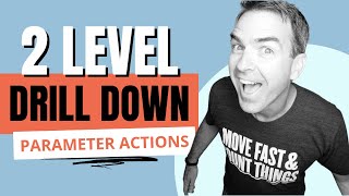 #tableau - 2-level drill down action