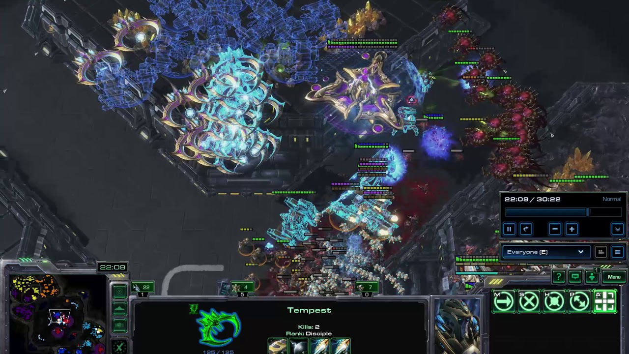Starcraft 2 3v3 BC Tactical Jump Part1 - YouTube