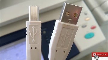 How to connect xerox 57 series with PC |My First youtube video