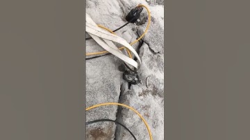 splitting rod # mine stone mining # rock splitting rod